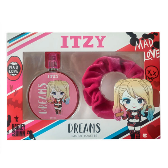 Imagen de ITZY ESTUCHE COLONIA HARLEY QUINN + SCRUNCHIE