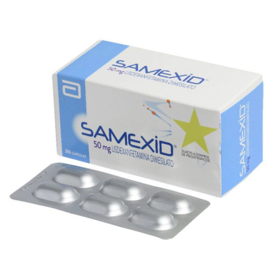 Imagen de SAMEXID 50 MG X 30 CAPS.