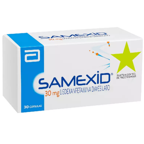 Imagen de SAMEXID 30 MG X 30 CAPS.