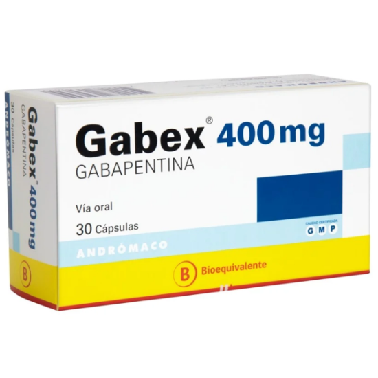 Imagen de GABEX 400 MG X 30 CAPS.