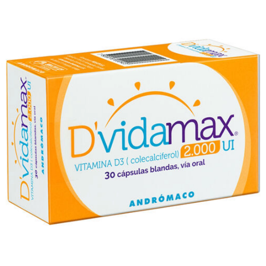 Imagen de D VIDAMAX 2000UI X 30 CAPS. BLANDAS