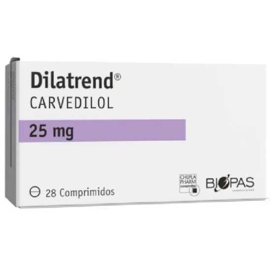 Imagen de DILATREND 25 MG X 28 COMP.