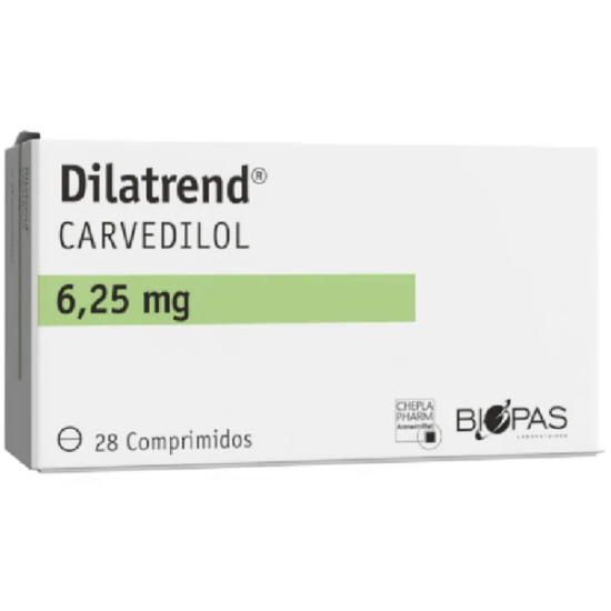 Imagen de DILATREND 6,25 MG X 28 COMP.