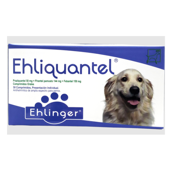 Imagen de VET EHLIQUANTEL CAJA CON 50 COMP. EN SACHET INDIVIDUAL