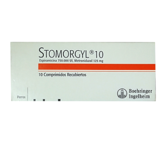 Imagen de VET STOMORGYL 10 CAJA X 10 COMP.