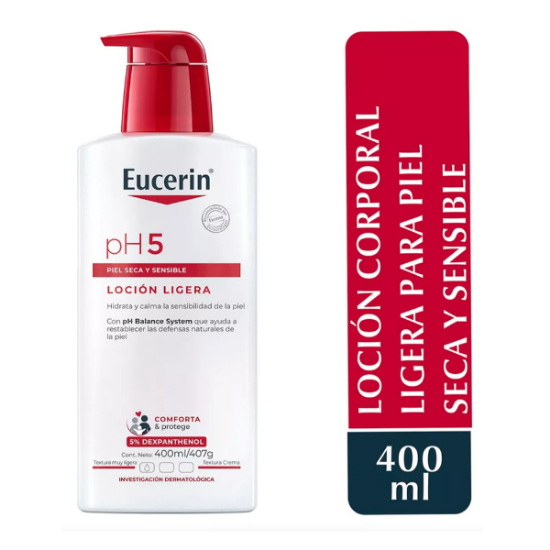Imagen de EUCERIN PH5 LOCION LIGHT 400 ML C/BOMBA