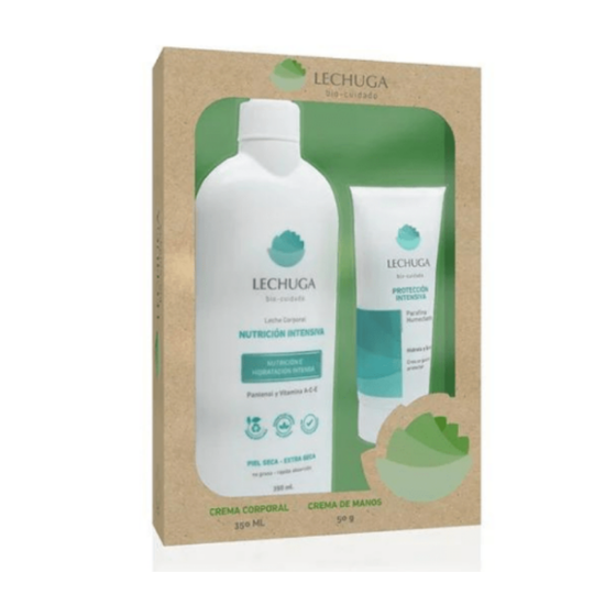 Imagen de ESTUCHE LECHUGA CUERPO REAFIRMANTE 350ML+ CREMA MANOS 50 G