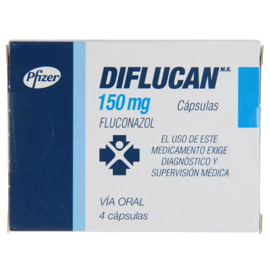 Imagen de DIFLUCAN 150 MG X 4 CAPS.