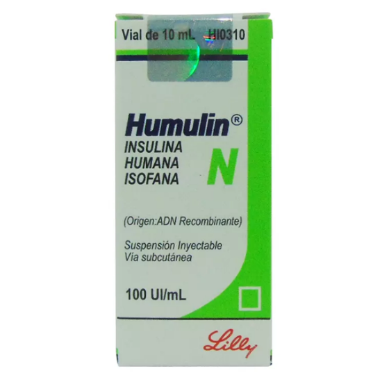 Imagen de INSUL HUMULIN N KWIKPEN 100U/ML 3ML X 5 JERINGAS
