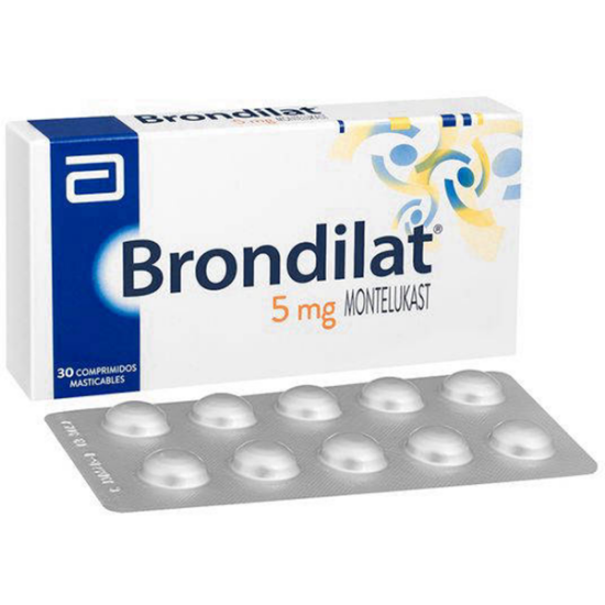 Imagen de BRONDILAT 5 MG X 30 COMP. MAST.