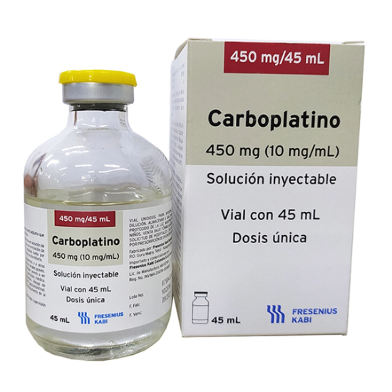 Imagen de CARBOPLATINO 450 MG / 45 ML X 1 FA