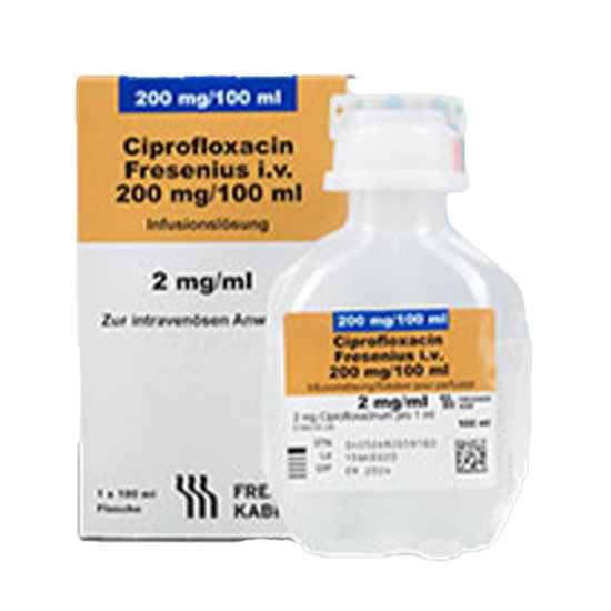 Imagen de CIPROFLOXACINO SOL. INY. 200MG / 100ML X 20 AMP.