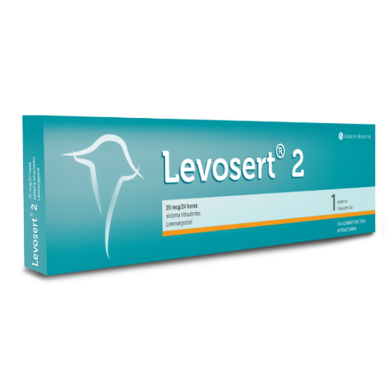 Imagen de LEVOSERT 2 SISTEMA INTRAUTERINO 20 MCG / 24 HRS. X 1 UNID.