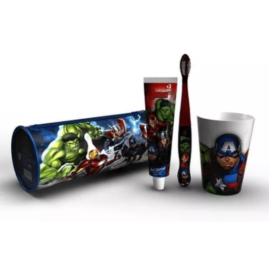 Imagen de BIOTEC SET PASTA DIENTES 50G + CEPILLO+ VASO AVENGERS