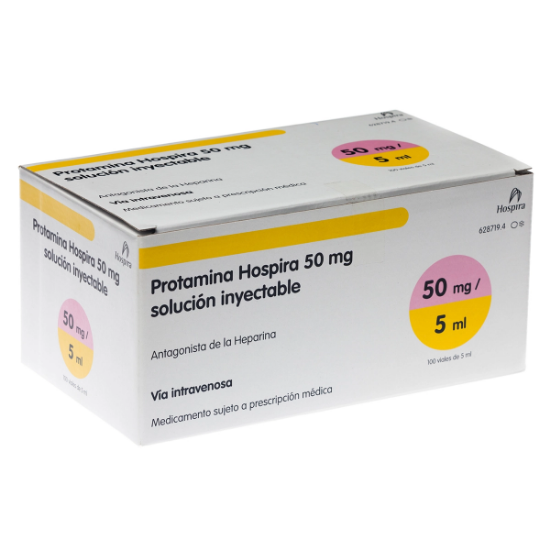 Imagen de PROTAMINA 50MG / 5ML X 1 AMP