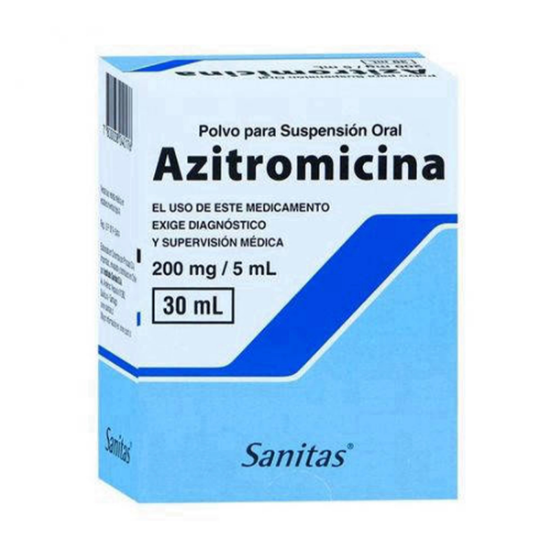Imagen de AZITROMICINA SUSP. 200 MG / 5ML .