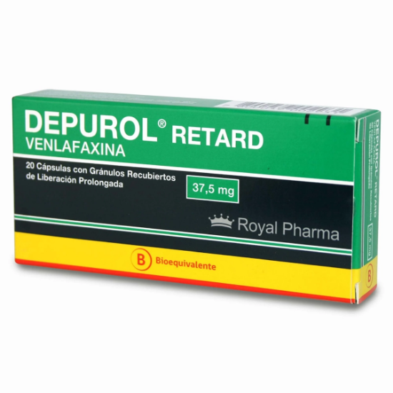 Imagen de DEPUROL RETARD 37,5 MG X 30 CAPS.