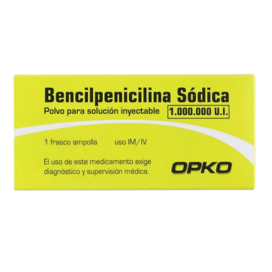 Imagen de BENCILPENICILINA SODICA INY. 1 M X 50 AMP.     