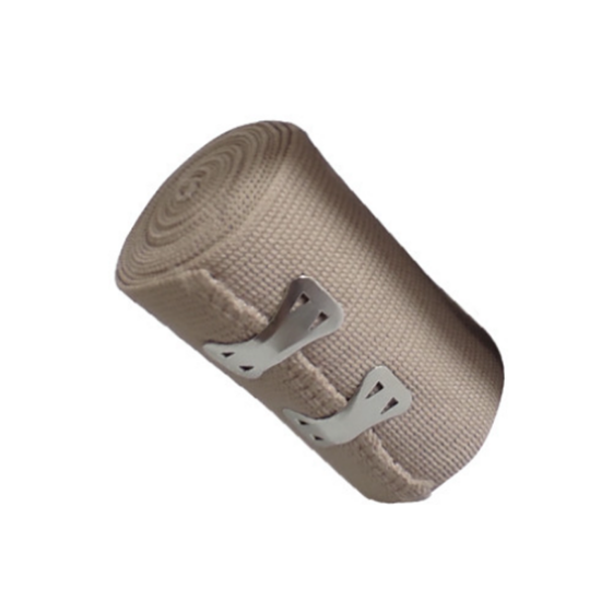 Imagen de VENDA ELASTICA BEIGE CON CLIP 7,5CM X 4MT X 1 UNID