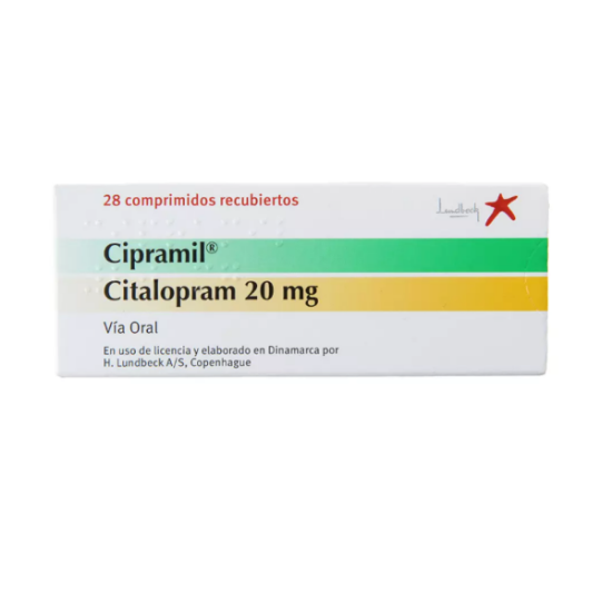 Imagen de CIPRAMIL 20MG X 28 COMP.