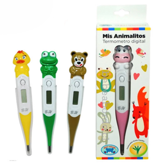Imagen de BREMED TERMOMETRO DIGITAL ANIMALITOS PUNTA FLEX