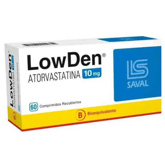 Imagen de LOWDEN 10 MG X 60 COMP. RANURADOS