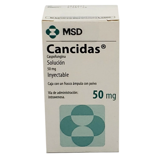 Imagen de CANCIDAS 50 MG SOL. INY. X 1 FCO.AMP.         