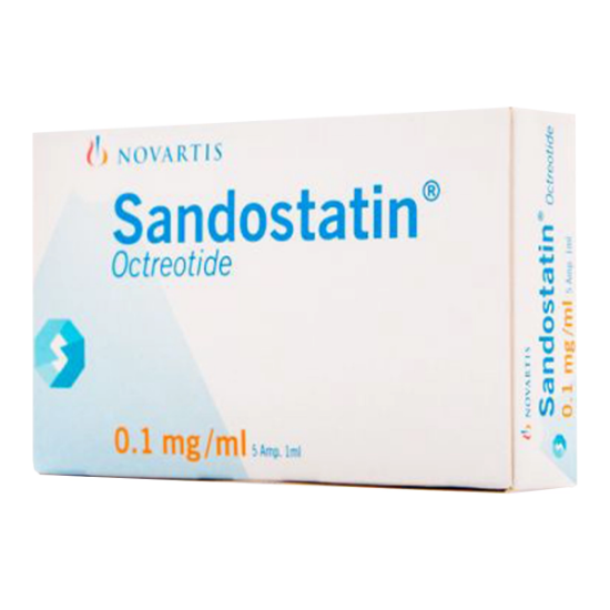 Imagen de SANDOSTATIN 0,1MG / 1 ML X 5 AMP.