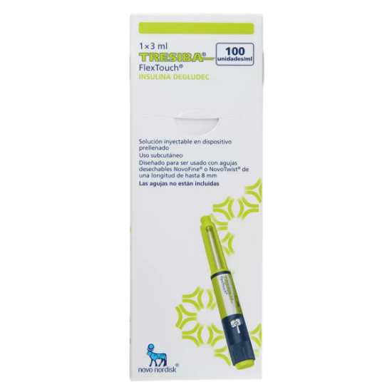 Imagen de INSUL.TRESIBA FLEX DEGL.100UI/ML X 1 JERINGA