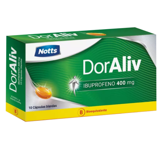 Imagen de DORALIV 400 MG X 10 CAPS. BLANDAS