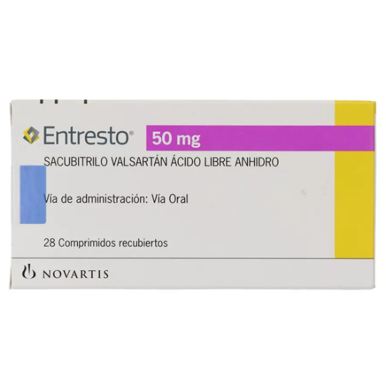 Imagen de ENTRESTO 100 MG X 28 COMP. REC.