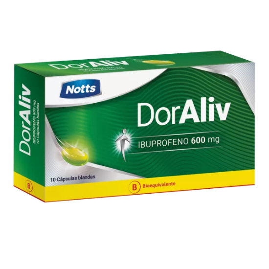 Imagen de DORALIV 600 MG X 10 CAPS. BLANDAS