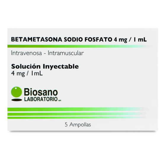 Imagen de BETAMETASONA SODIO FOSFATO 4MG / 1ML CAJA X 100 AMP
