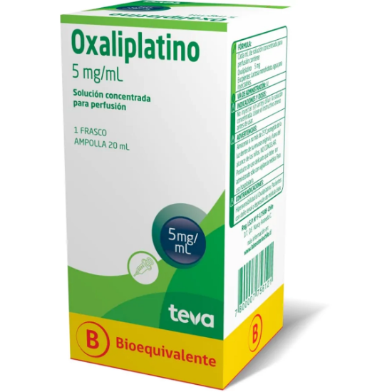Imagen de OXALIPLATINO 100MG / 20ML X 1 FA