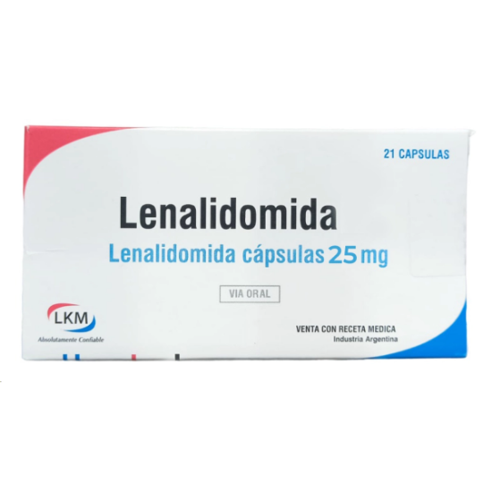 Imagen de LENALIDOMIDA 25 MG X 21 CAPS.