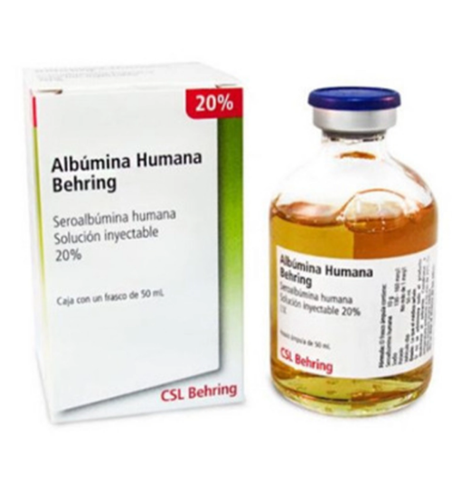 Imagen de ALBUMINA HUMANA 20% / 50 ML X 1 FCO AMP.